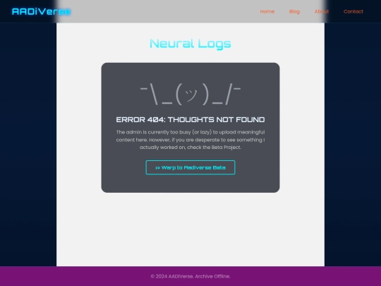 blog screenshot