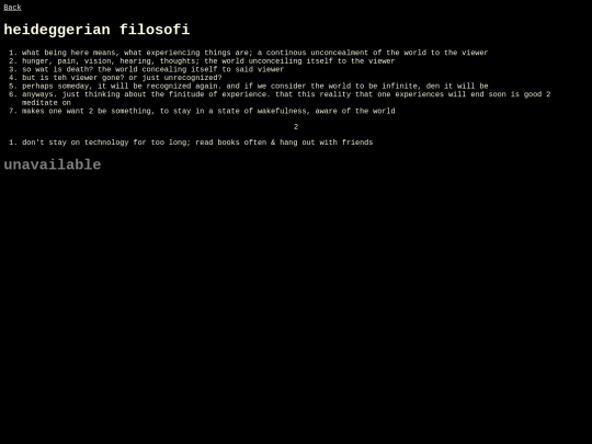 aphorisms screenshot