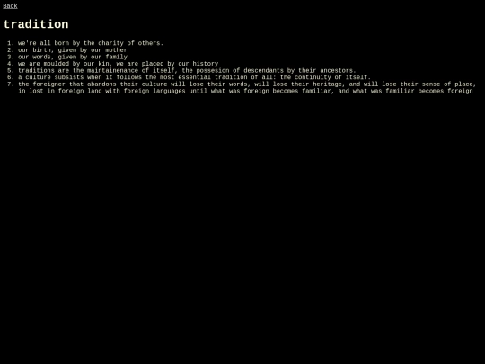 traditions1 screenshot
