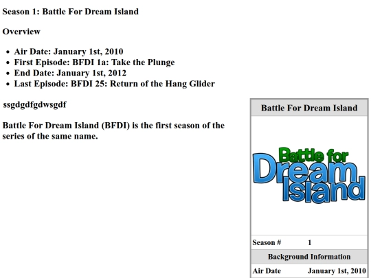 seasons/bfdi screenshot