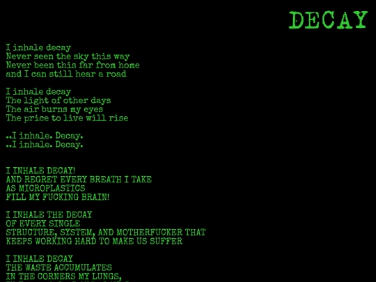 resources/decay_lyrics screenshot