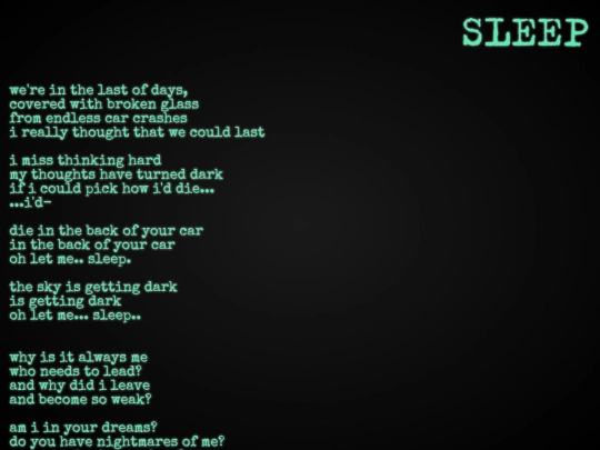 resources/sleep_lyrics screenshot