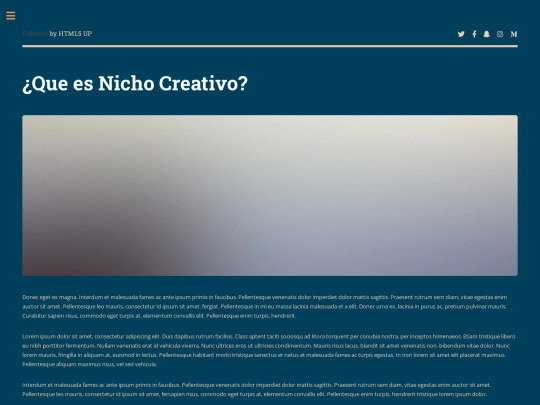 nichocreativo screenshot