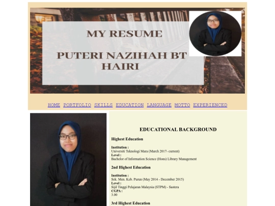 education screenshot