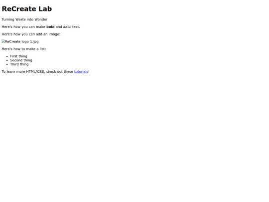 index screenshot