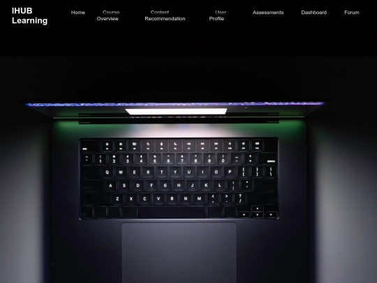 ihub lms screenshot