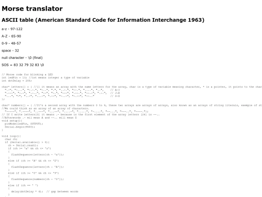 morseproject/blinking6 screenshot