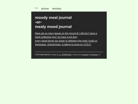 blog/archive screenshot