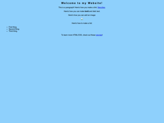 test screenshot