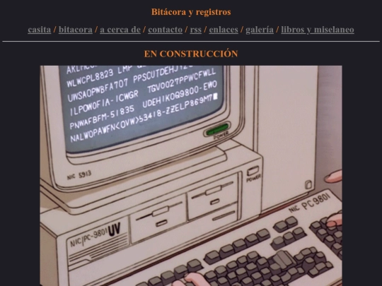 bitacora screenshot