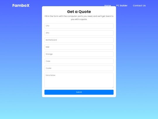 builder screenshot