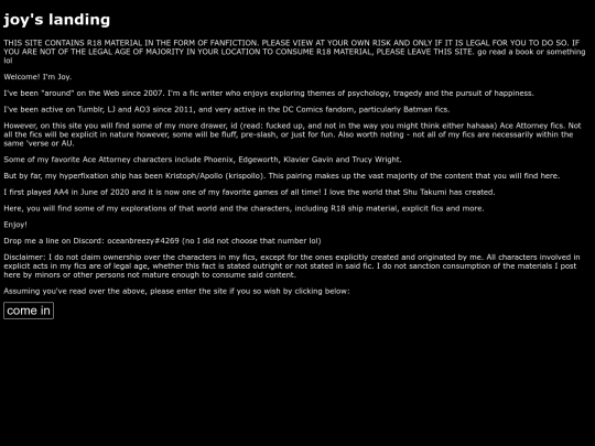 index screenshot