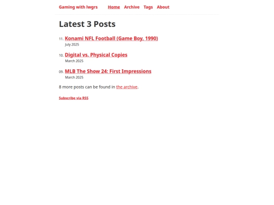 index screenshot