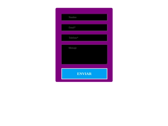 menu/formulario screenshot