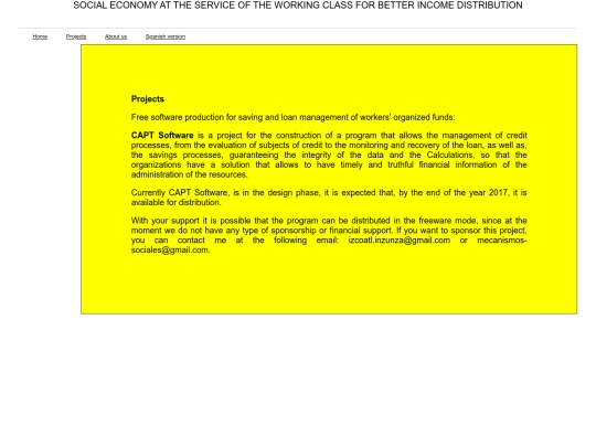 proyectos_english screenshot