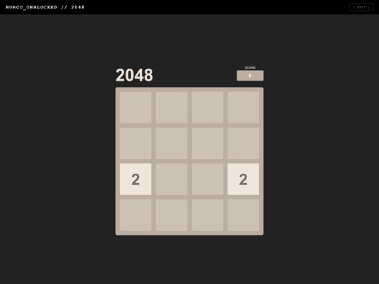 2048 screenshot