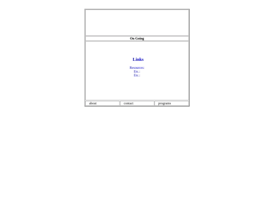 links screenshot
