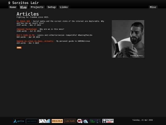 blog screenshot