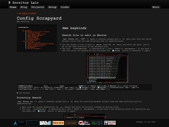 config screenshot
