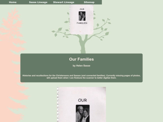 Books/Helen Sasse Book/our-families screenshot