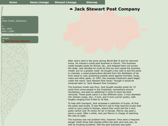 Places/Jack Stewart Post Company/jack-stewart-post-company screenshot
