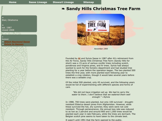 Places/Sand Hill Tree Farm/sandyhillstreefarm screenshot