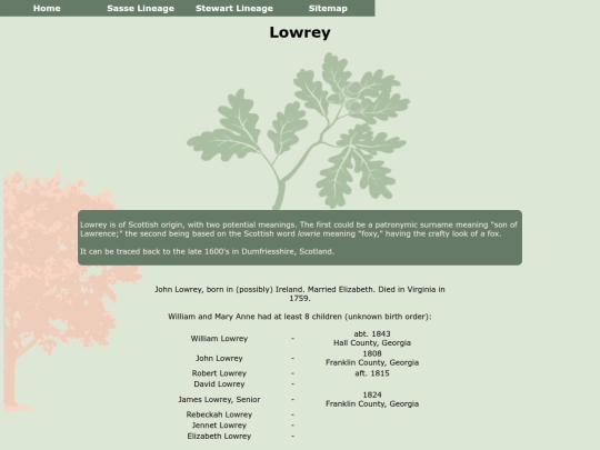 lowreyfamily screenshot