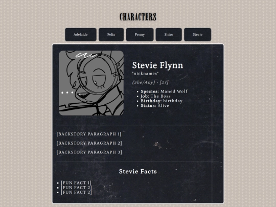 characters/Stevie screenshot