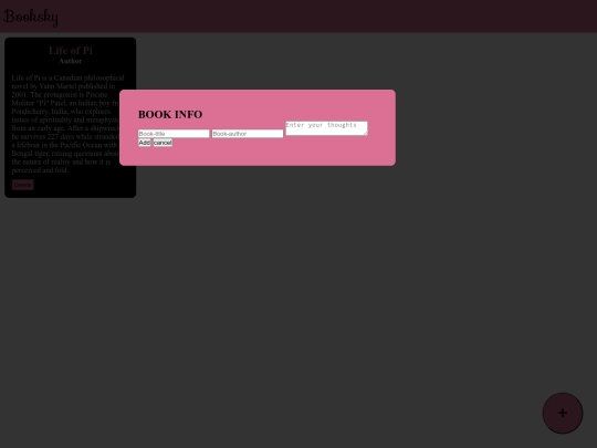 note/project screenshot
