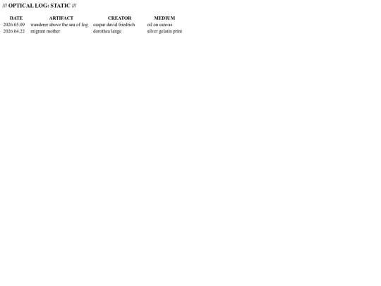 static screenshot