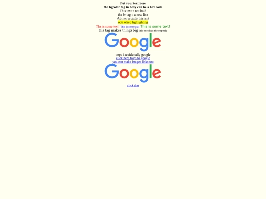 test screenshot