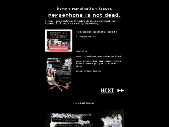 home/issue/1 screenshot