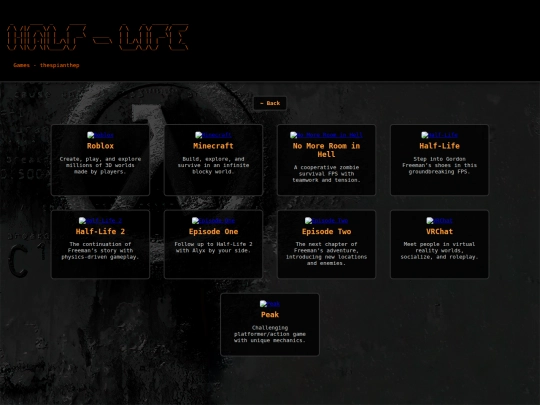 games screenshot