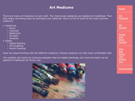finalproject/mediums screenshot
