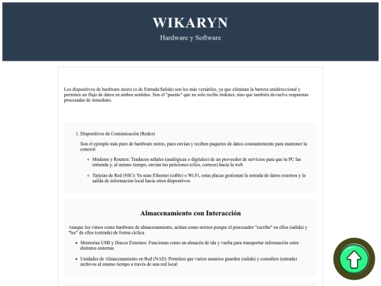 hadware de entrada y salida screenshot