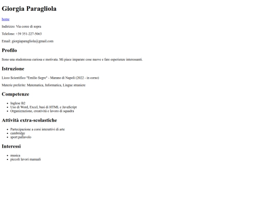 curriculum screenshot