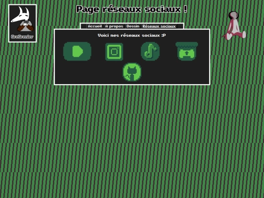 socials screenshot