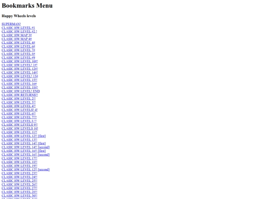 bookmarks screenshot