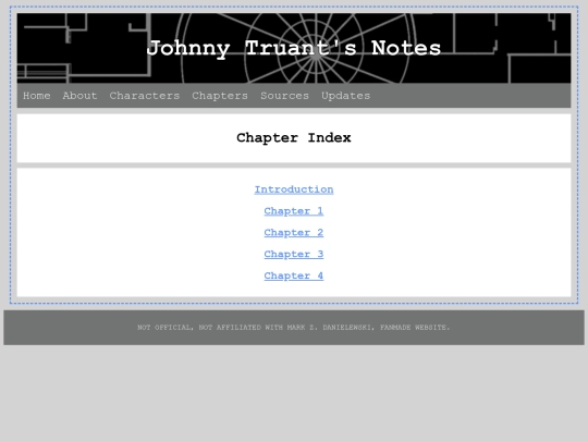 ChapterIndex screenshot
