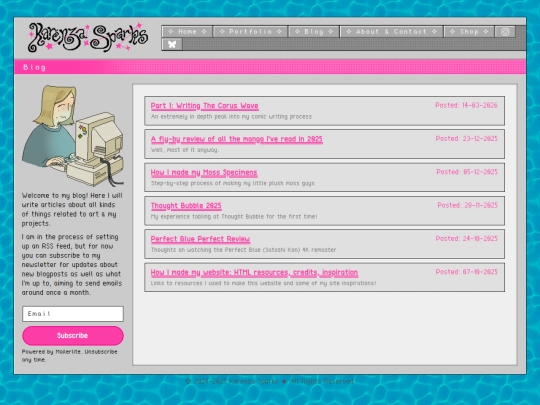 blog screenshot