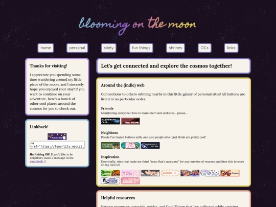 links screenshot