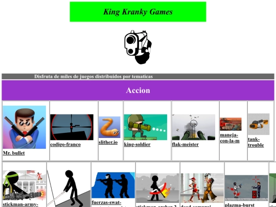 Pag web/Accion screenshot