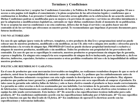 Pag web/Pagina screenshot