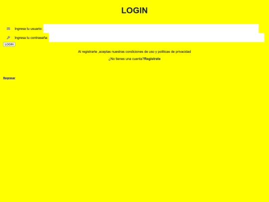 Pagina web Final/loginvista screenshot