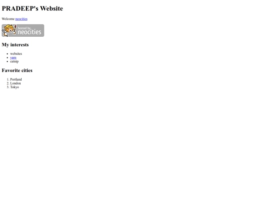 index screenshot