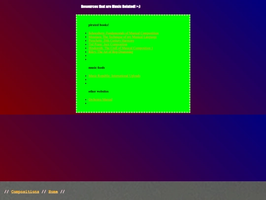 musicresources screenshot