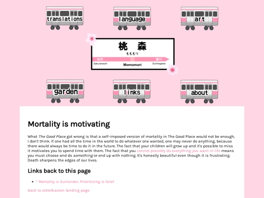 mortality screenshot