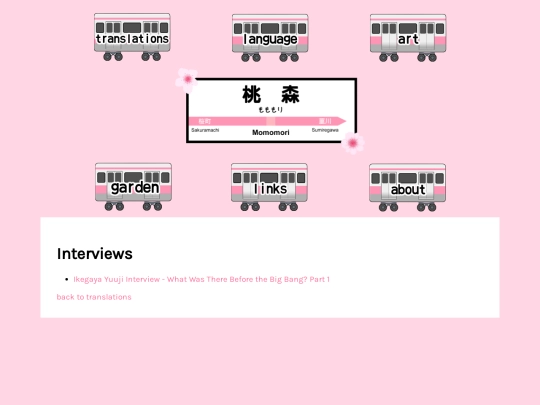 translations/interviews screenshot