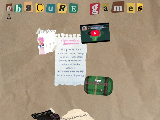 About/ObscureStuff/Games screenshot