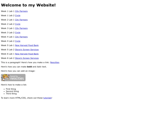 index screenshot